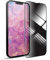 YOUULAR [1 confezione di pellicole protettive per schermo per Apple iPhone 13 Pro, in vetro temperato, anti-spia, antigraffio, superficie lucida, antigraffio, alta sensibilità, nero