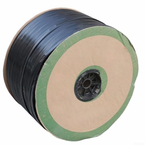 Cinta de goteo para verduras, jardín, gotero plano, cinta de riego por goteo integrada, cinta de riego que ahorra agua, para jardín, invernadero, granja (distancia de agujero de 30 cm, 30 m)