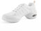 Asyusyu Tanzsneaker Damen Tanzschuhe Schnüren Jazz Tanzschuhe mit Luftkissen for Damen Herren Cheerleader Zumba-Weiss, 42EU