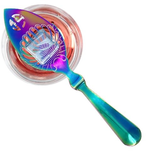 Cuillère absente, cuillère à absinthe - Cuillère filtrante amère avec design creux | Cuillère à fontaine à Absinthe en acier inoxydable 304, pour Bar à Cocktail, tasse en verre, filtre à boire, outil