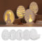 ALEFBET Silikonformen Gießformen Ostern, Silikonform Ostern Hase, Silikon Gießform Ostern, Gipsformen zum Gießen, Epoxidharz Formen zur Herstellung von Ostern Ornamenten