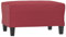 Kangmusi Fu?hocker Weinrot 70x55x41 cm Kunstleder, kangmusi349359