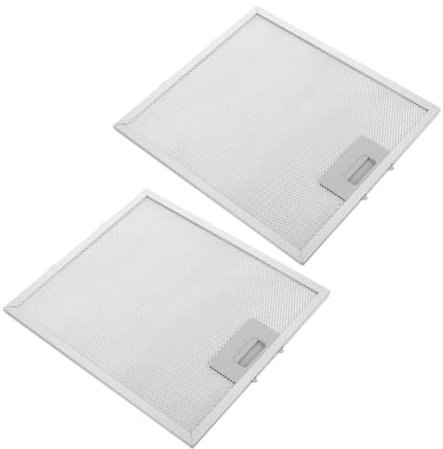 UKCOCO 1 Juego 1 Juego De Filtros De Aluminio Para Campana Extractora Filtros De Ventilación Para Extractor De Aire Repuesto De Filtro Para Campana Extractora Repuesto De 2 piezas
