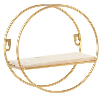 SOPOTUTU Schickes Wandregal Aus Eisen Multifunktional Aufbewahrungsregal Einfach Praktisch Für Das Zimmer (Silber)