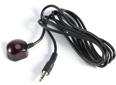 IR Extender Kit with 3.5mm – Infrared Remote Control Repeater Cable for TV, Set-Top Box, AV Receiver, Compatible with IR Sender & Receiver System