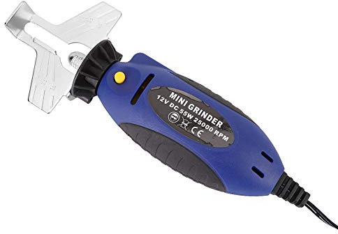 Ejoyous Electric Chain Grinding Machine Mini Chainsaw Sharpener, 3-in-1 Portable Chainsaw Sharpening Tool with 4mm, 4.8mm, 5.5mm Grinding Stones, Convenient Hand, Easy to