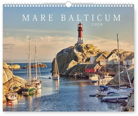 Mare Balticum - Nico Krauss - Kalender 2026 - Delius-Klasing-Verlag - Wandkalender mit atemberaubenden Schönheiten des Mares Balticums - 56 cm x 46 cm