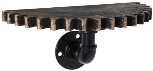 COLLBATH 8 Schrauben Wandregal Vintage mit Rohrhalterung