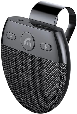 Enceinte Sans Fil Pour Voiture | Téléphone de Voiture Sans Fil,Haut-Parleur Mains Libres Pour Véhicule | Pour Voyage En Plein Air Camping Conduite Quotidienne Déplacement Camion Véhicule SUV
