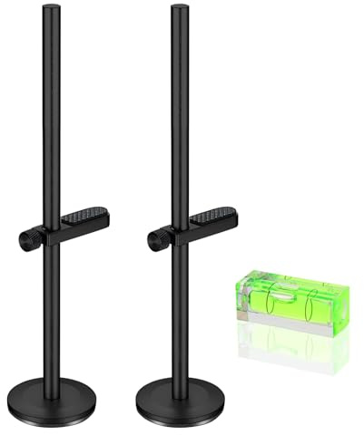 2 PCS Grafikkarten Halterung Vertikal Gpu Halterung Grafikkarten Stütze Gpu Stütze Grafikkartenhalter Grafikkartenstütze Grafikkartenhalterung Graphics Card Holder Legierung Mit 1 Wasserwaag(Schwarz)