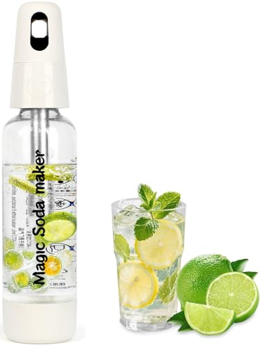 Soda Siphon 1L,Portable Sparkling Water Maker Carbonated Water Machine
