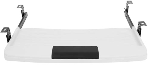 SQQCREATO Bandeja Teclado Bajo Mesa Bandeja extraíble for Teclado Debajo del Escritorio, Tipo cajonera Deslizante Grande for Sistema de Montaje computadora, Oficina Resistente, 1 Juego