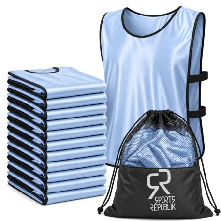 SportsRepublik Sport Trikot Leibchen (12er Pack) - Fußball Trainingsleibchen
