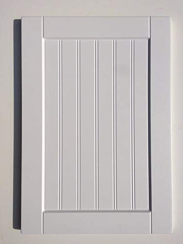 Replacement Kitchen Unit Cupboard Doors Compatible with Howdens White Stornoway (Sample 10mm x 100mm)