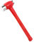 YIYITOOLS YY-7-001 Doppelkopf-Kugelhammer, flacher Stift, rutschfester Griff, 0,7 kg, Orange