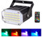 Multicolor Stroboskop mit Fernbedienung Disco Licht, 48Led Stroboskope Musikgesteuert Disco Blitzlicht für Room, Discolicht Party Disco Strobe Light Stroposkopblitzer Blitzer Projektor Lichteffekte