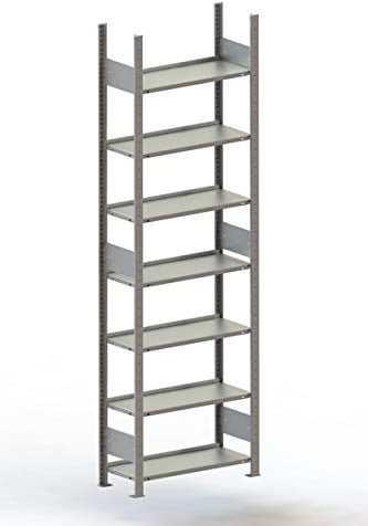 Meta - Steckregal 2500x750x300 mm verzinkt Fachlast 80 Kg