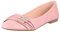 Elara Damen Ballerinas Bequem Lederoptik Strass Flach Chunkyrayan B069-BL-Pink-38