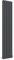Anthracite Vertical Radiator 1800x354mm Oval Double Panel Column Designer Radiator Central Heating