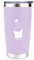 LALC KPOP Isolierter Becher, Edelstahlbecher mit Deckel, für Kaffee, Saft, Wasser und Wein, Geschenk für KPOP-Fans, 590 ml, Violett