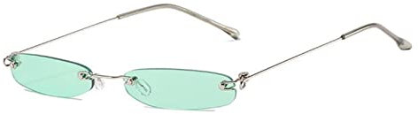 PUYYDS Anime la Vie désastreuse de Saiki K. Cosplay Accessoires Saiki Kusuo Lunettes Verres Verts Lunettes de Soleil Petit Cadre Quotidien Cos Mode