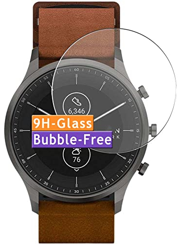 Vaxson 3 Stück 9H Panzer Schutz Glas kompatibel mit SKAGEN GEN 6 HYBRID JORN 42MM Schutzfolie Display schutz folie Panzerfolie SchutzGlas folien PanzerGlas
