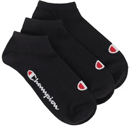 Champion Mixte Core Socks 3pp Sneaker Chaussettes, Noir, 43-46 EU