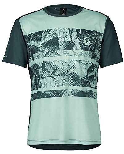 Scott Trail Flow Fahrrad Trikot kurz mineral grün 2023: Größe: XL (54/56)