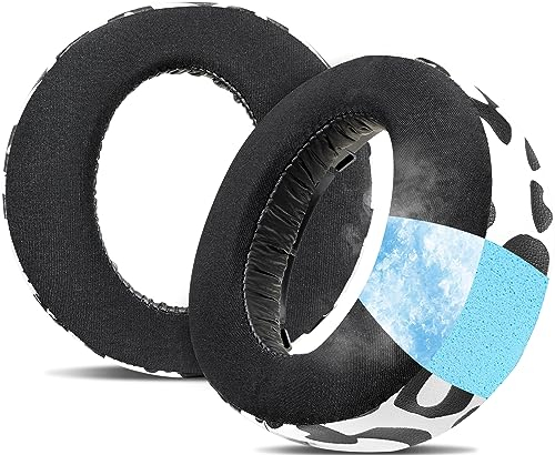 SOULWIT Kühlgel Ersatz Polster Ohrpolster für Sony PS 5 Puls PS5 3D Wireless Headset, Ersatzpolster mit Geräuschdämmungsschaum
