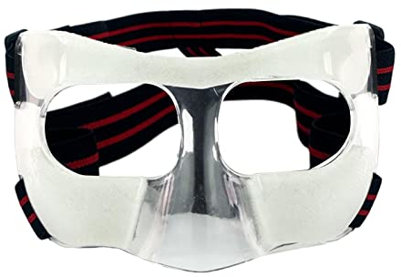 LOVIVER Gesichtsschutz für gebrochene Nase Gesichtsschutz mit Polsterung Nasenschutz Nasenstütze Bruchsichere Mehrzweck-Gesichtsschutzabdeckung für das Boxen , 15 cm x 9 cm voll