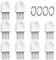 10pcs Toilet Paper Dispenser Key, Plastic Paper Towel Dispenser Key Replacement Universal Toilet Paper Dispenser Key Tissue Dispenser Key for Maintenance (White)