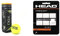 NOX Bote de 3 Pelotas de pádel Pro Titanium & Head Xtremesoft Overgrip de Tenis, Unisex, Blanco, S