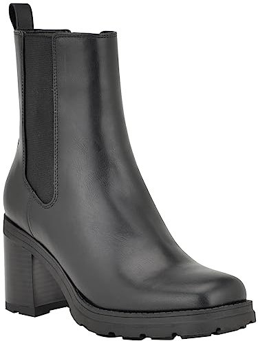 Nine West Women's Conga Mid Calf Boot, Schwarz 001, 40.5 EU