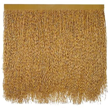 JISADER Techo de Paja, Rollo de Paja Artificial, Techo de Paja sintética Multifuncional de Buena dureza, ignífugo para jardín, Estilo c