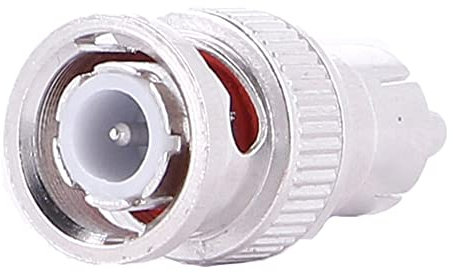 Adaptador RF Coaxial Tipo BNC Macho a RCA Macho CCTV, Antena..