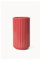 Lyngby Vase, Porzellan, Rot, 3