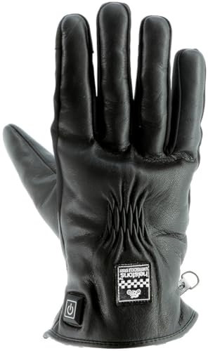 Helstons Benson beheizbare Motorrad Handschuhe, schwarz, 13