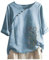 HOOUDO Sale Angebote Größe des Drucks Pulli Frauen Plus kurze Bluse Blumen-Ärmellauf lose Frauen-Bluse Cut Out Oberteil Damen Weisse Bluse Hemden Damen Oberteile Sommer Kur Sale Angebote Bestellung