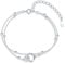 Candyfancy Armband für Damen Silber 925 Herz Silberarmband Verstellbare Armbänder Armkette Geschenke für Frauen Mädchen Freundin Mama