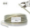 HALOTEC 25 metros Cable electrico 2 hilos 2x0.75 | H03VVH2-F | Doble aislamiento PVC | Cable Instalación | Cable corriente | PVC | Transparente | Cable Plano 2 hilos | Cable 2 hilos