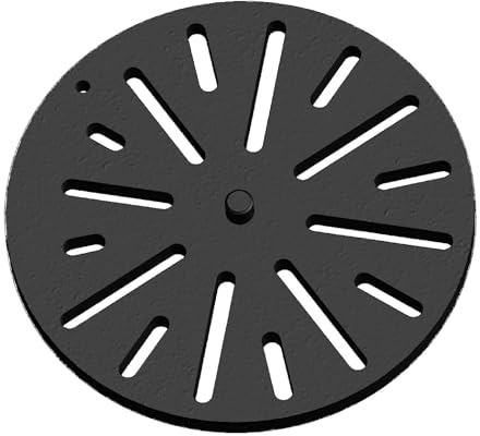 Kaminrost - Passend für Fireplace Kaminöfen inkl. Modellübersicht - Ascherost Kamin aus massivem Stahl - feuerfest & hitzebeständig - Kaminrost Feuerrost Kaminofen Rost [Ø 199x10 mm]