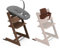 Stokke Tripp Trapp Hochstuhl, Oak Warm Brown/Warm Brown (inklusive Stuhl & Baby Set2) mit Newborn Set - Sicheres, verstellbares, ergonomisches Design