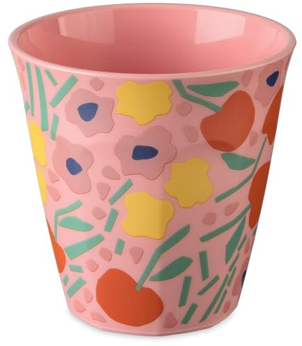 Koziol Becher NORA CUP M BLOOMS sweet pink