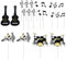 EOWVISN 25 Pieces Birthday Cake Topper Set, Musical Cake Toppers, Rock Instrument Party Decorations, Guitar Birthday Party Supplies For Singer Theme Party