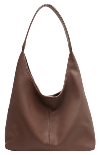 CUNGGI Hobo Taschen für Frauen Slouchy Tote Bag Soft Tasche Damen Schultertasche Umhängetasche 2pcs Arbeit Alltag Handtaschen (Khaki)