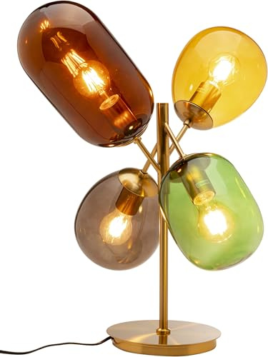 Kare Design Tischleuchte Balloon Dance, Mehrfarbig, Erdtöne, Tischlampe, Nachttischlampe, Modern, Wohnzimmer, Leuchtmittel nicht inklusive, 55x48x48 cm (H-B-T)