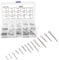 150Pcs 15 Ki 304 Stainl Steel Split C Pins 1 M3 Ad of Steel Cloth So It is le in 4a Splinte C Pin Assortment C Pin Clip 2005 Hardware Pins Cotter+Pin C Pins Stainl Steel C Pin