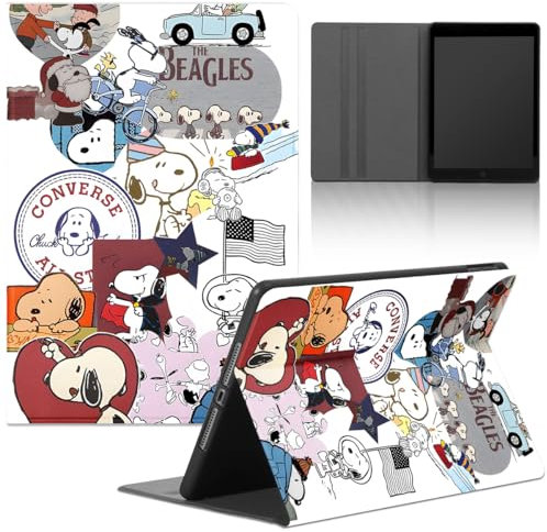 Dibujos Animados Funda Tablet para Samsung Galaxy Tab A8 10,5 2022/2021 SM-X200/X205, Cárcasa con Carino Patrón Anime Manga Lindo Diseño PU Cuero Flip Soporte Protectora Tablet Case,Mujeres