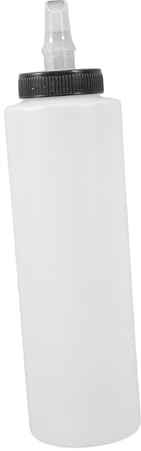 FRCOLOR Car Wax Polish Bottle 13.5oz Plastic with Pull Cap Squeeze Dispenser for Automotive Detailing and Self-cleaning Use on Cars Motorcycles and Boats
