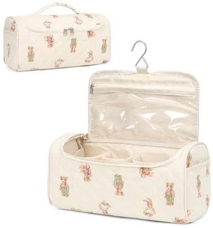 HICARRY Airwrap Tasche Reisetasche Groß für Airwrap Haarstyler und Aufsätzen Blumen Haartrocknerhalter Aesthetic Kosmetiktasche Zum Aufhängen